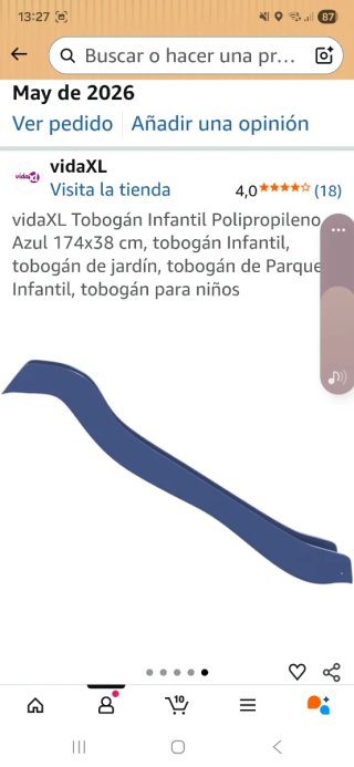 Tobogán Infantil Nuevo en Caja