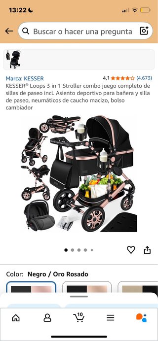Carro de bebé Kesser  Tiene buen uso 643702337