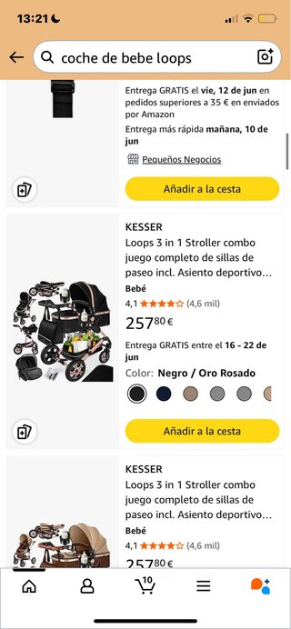 Carro de bebé Kesser  Tiene buen uso 643702337