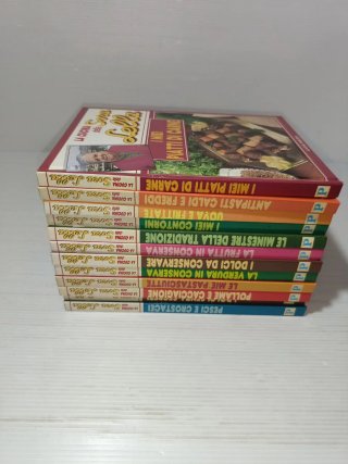 La cucina della Sora Lella 12 libri peruzzo vintag