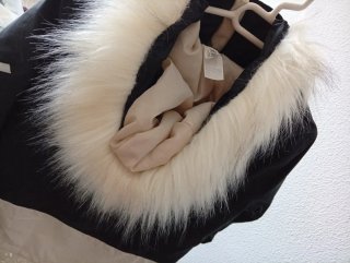Chaqueta Invierno Wedze Negra y Blanca