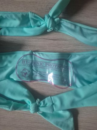 Braga bikini brasileña turquesa Polinesia