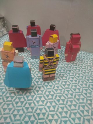 9 Papertoys ninots urbantoys