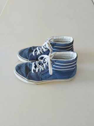 Zapatillas Vans altas azul