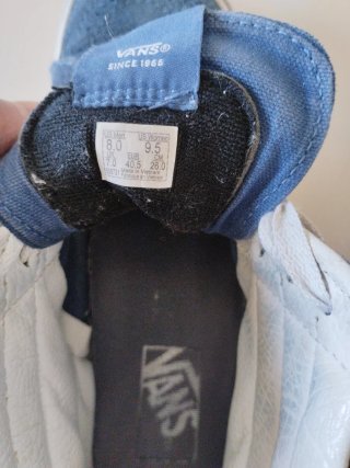 Zapatillas Vans altas azul