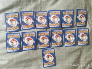 lote de 16 Cartas Pokémon Antiguas
