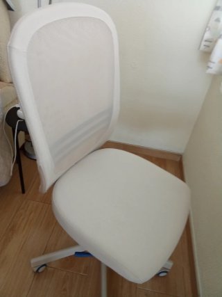 Silla de oficina Ikea blanca