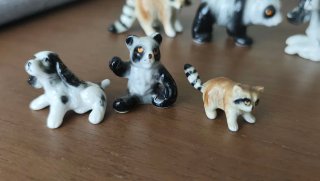 Figuras de porcelana de animales