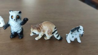 Figuras de porcelana de animales