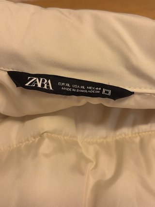 Chaqueta Zara Hombre Blanca Talla XL