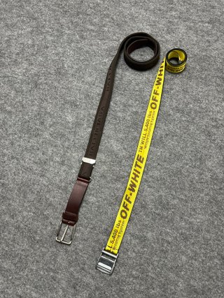 2 Cinture Balenciaga e Off-White