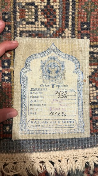 ALFOMBRAS ORIENTALES VINTAGE 100% LANA – INDIA