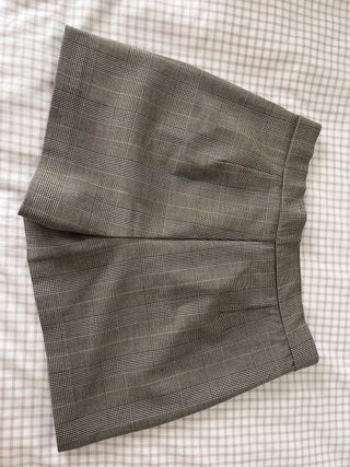 Falda pantalón Zara cuadros