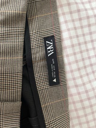 Falda pantalón Zara cuadros