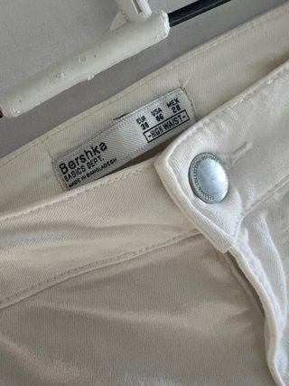Pantalón blanco talle alto