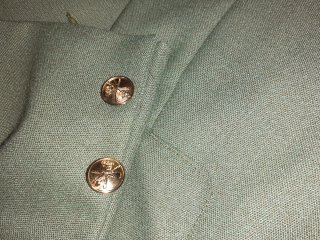 Chaqueta militar verde para caballero