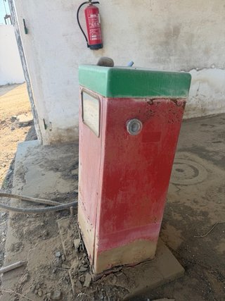 Surtidor Gasolina Retro Litros