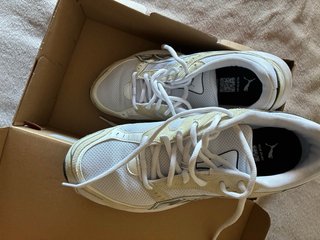 Zapatillas Puma Beige/Blanco Talla 47