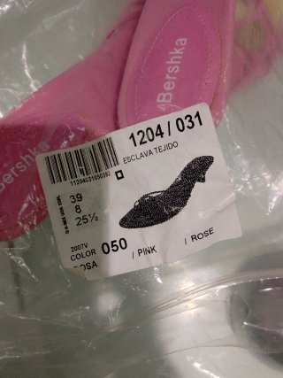 Sandalias Bershka rosas