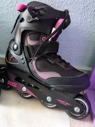 Patines Oxelo Talla 38 + Protecciones