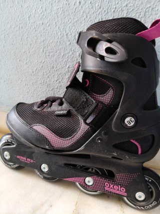 Patines Oxelo Talla 38 + Protecciones