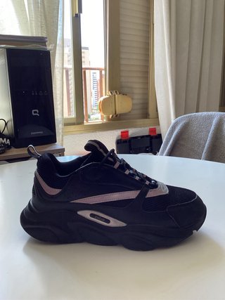 Zapatillas Dior B22 Negras y Grises