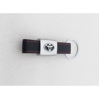 Llavero de Cuero con Logo Metalico TOYOTA Regalo