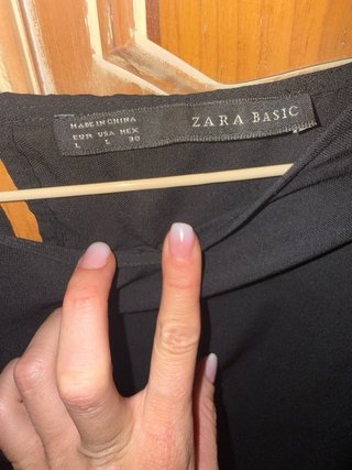 Camisa Gasa Negra Talla Única