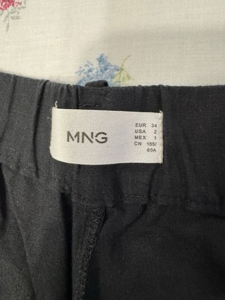 Pantalón culotte negro talla 34