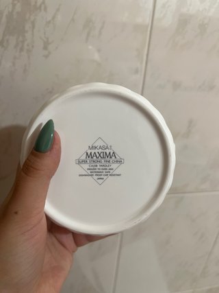 Zuccheriera Mikasa in ceramica bianca