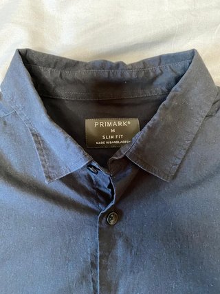 Camisa negra manga corta