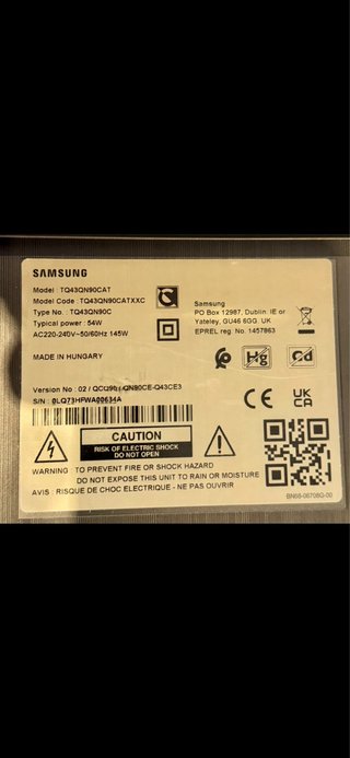 TV Samsung Neo QLED 43 4K UHD Smart TV