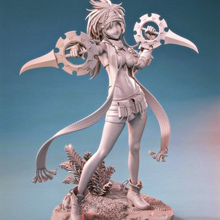 Figura Resina 16K ► Rikku Final Fantasy
