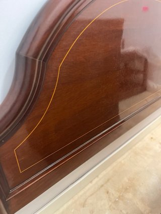 Cabecero de cama 180cm madera caoba