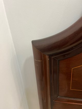 Cabecero de cama 180cm madera caoba