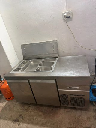 Bajomostrador Refrigerado Acero Inoxidable