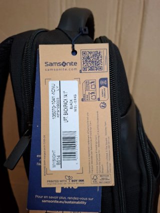 Mochila avión Samsonite MySight 16,5L Negra