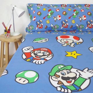 Juego Sábanas Super Mario Cama 90