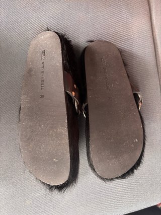 Zuecos Zara x Steven Meisel Pelo Negro talla 38