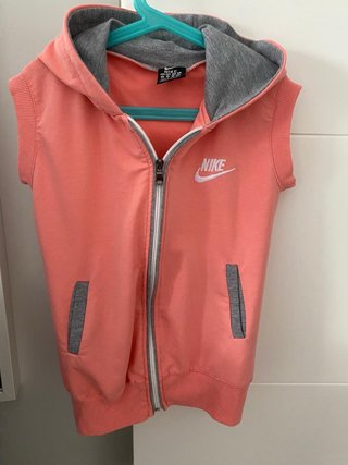 Sudadera sin mangas Nike mujer coral