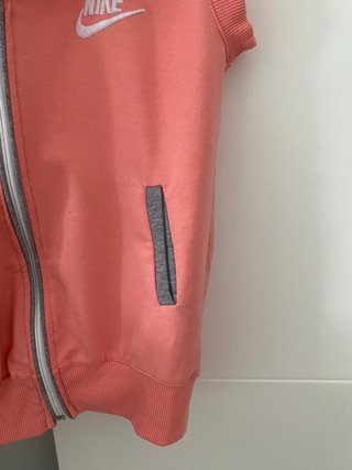Sudadera sin mangas Nike mujer coral