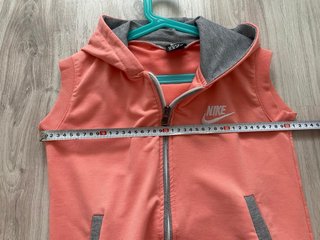 Sudadera sin mangas Nike mujer coral