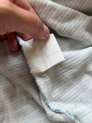 Completo vintage rigato cotone jersey