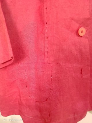 Camicia donna Gabriella tipo blazer rossa M