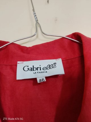 Camicia donna Gabriella tipo blazer rossa M