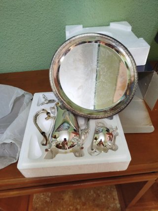 Juego de café de plata