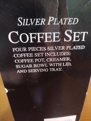 Juego de café de plata