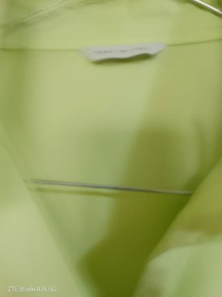 Camicia donna manica lunga verde