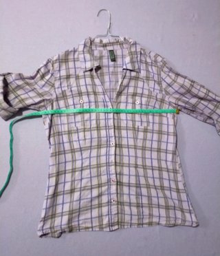 Camicia a quadri donna taglia M
