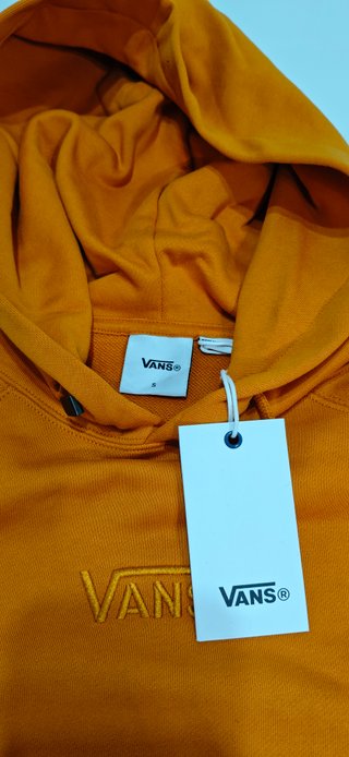 Sudadera Vans LX Premium Naranja Talla S amplia